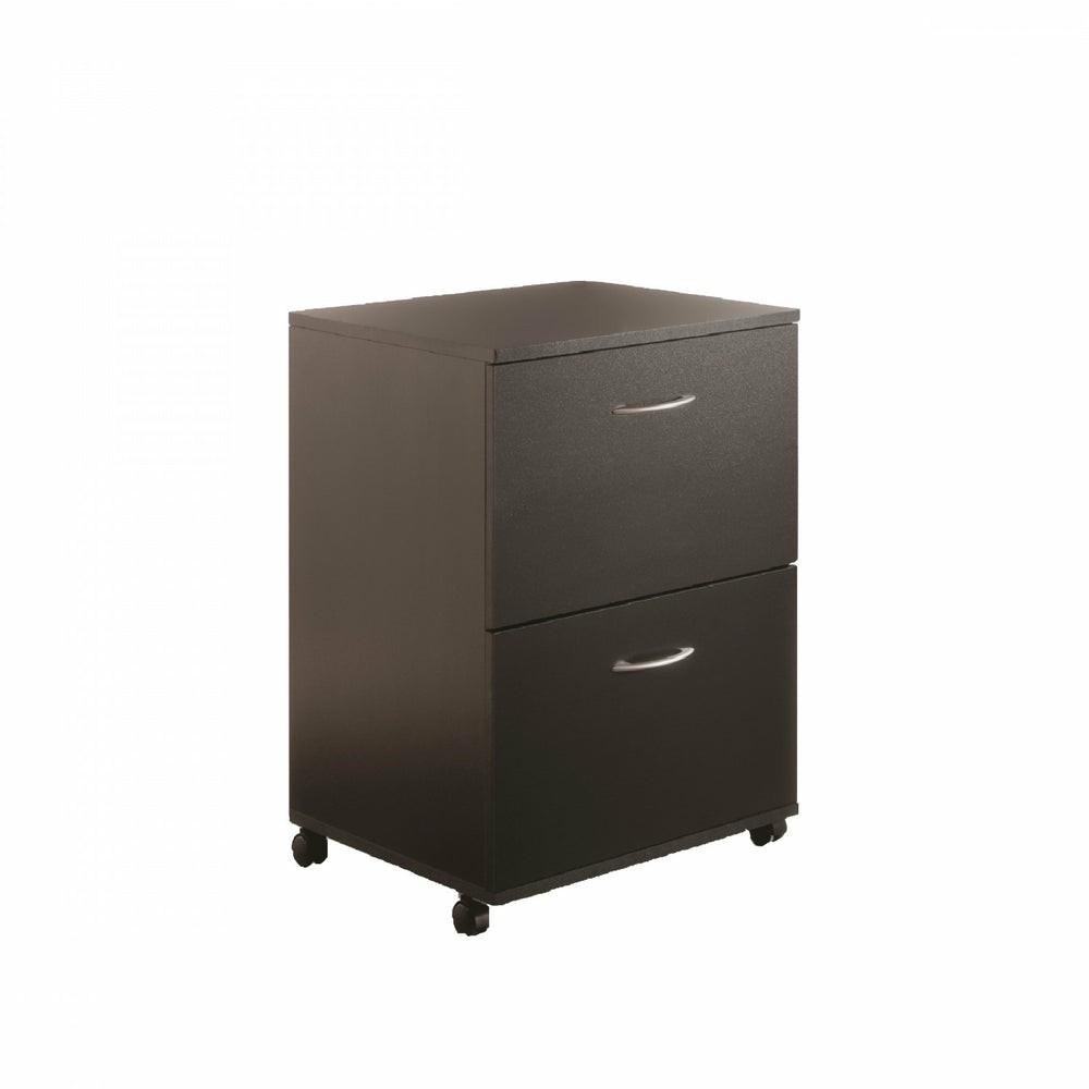 2-Drawer Filing Cabinet – Black Cabinets