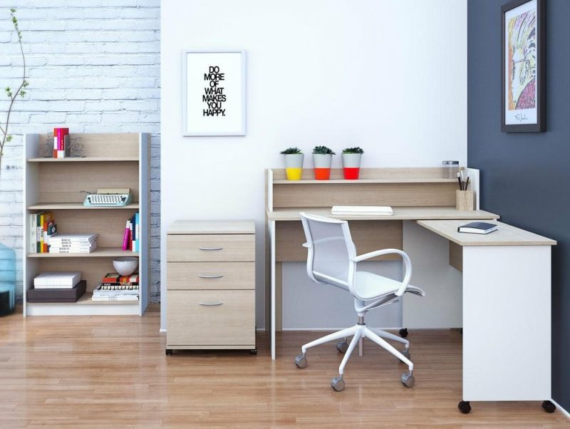 3-Drawer Filing Cabinet – Natural Maple Cabinets