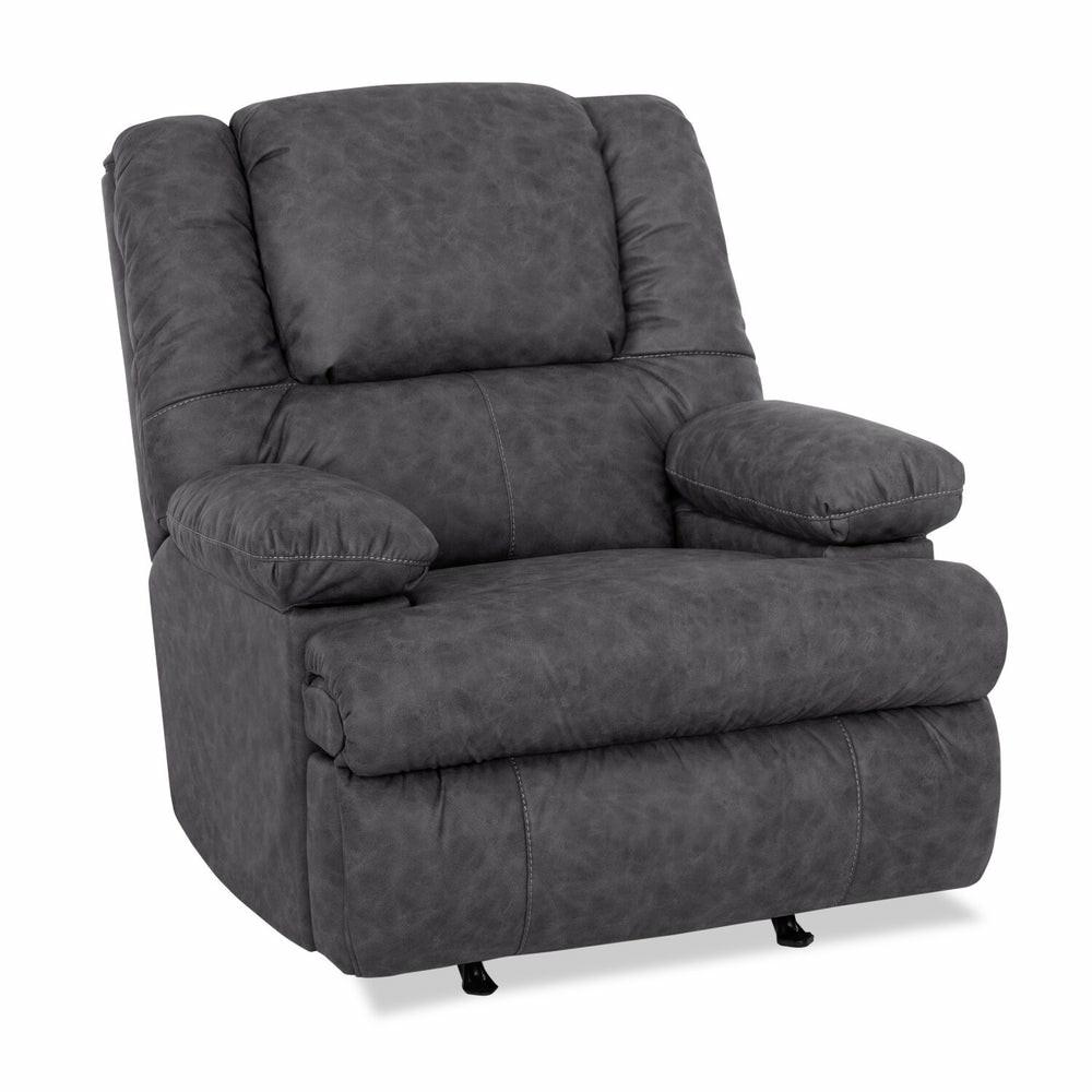 5598 Leather-Look Fabric Power Rocker Recliner – Echo Slate Furniture