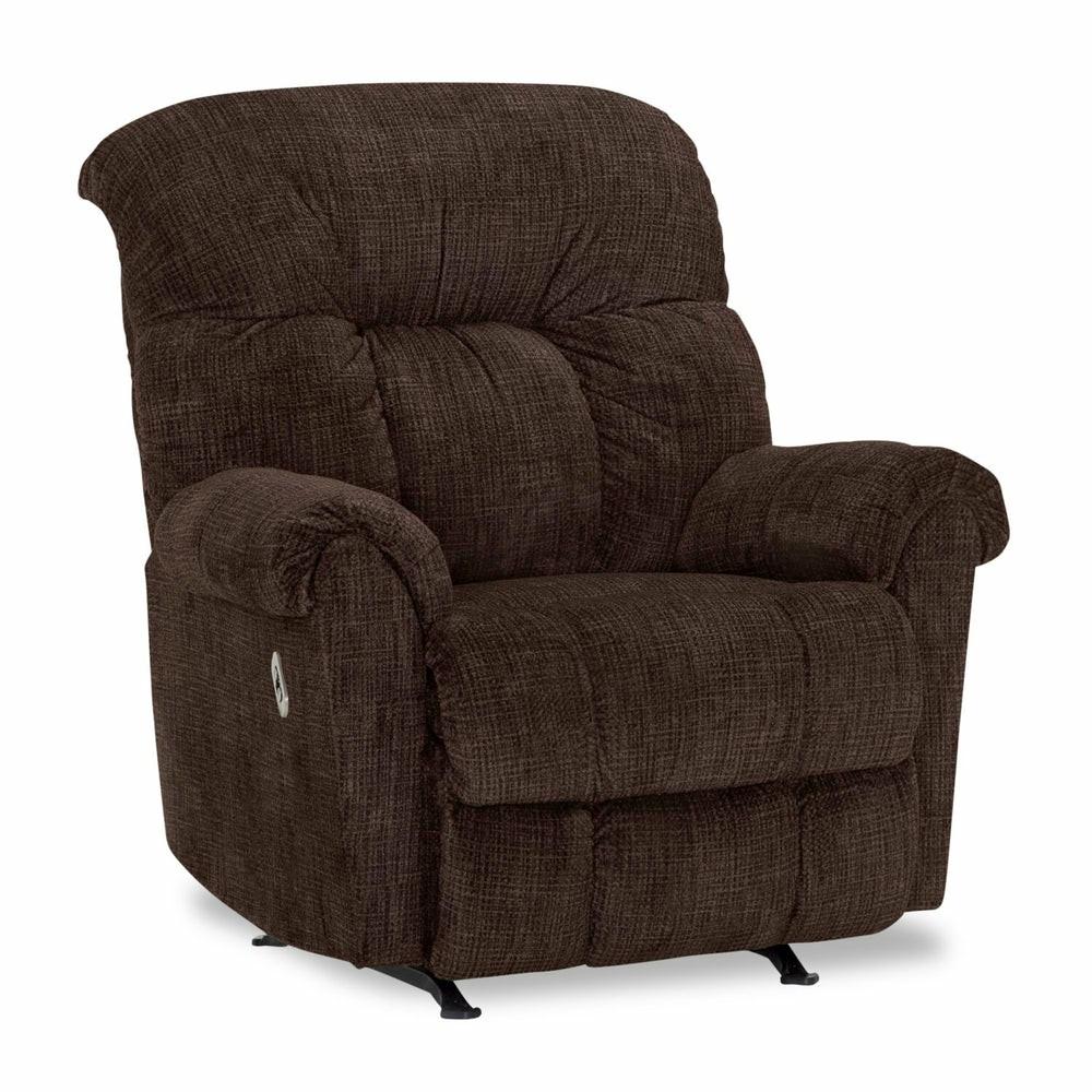 8527 Chenille Power Rocker Recliner – Fighter Mink Furniture