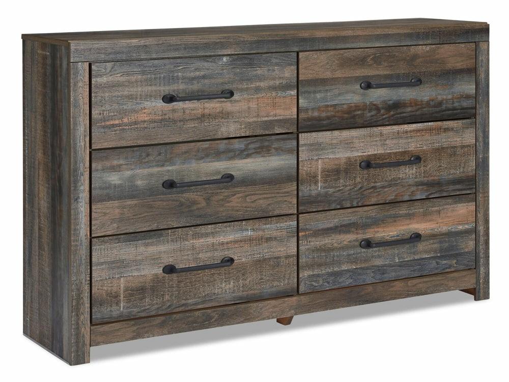 Abby Bedroom 6-Drawer Dresser, 58.7″W X 36.42″H – Brown Bedroom