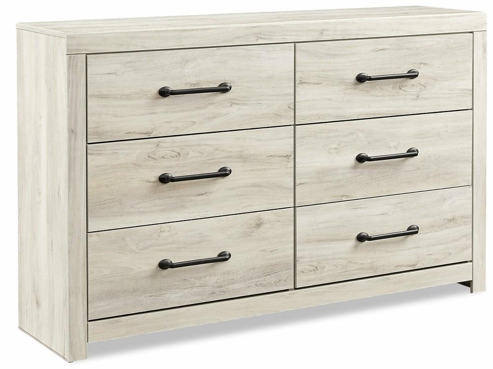 Abby Bedroom 6-Drawer Dresser, 58.7″W X 36.42″H – White Bedroom