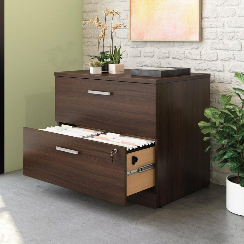 Affirm 35.43″ Commercial Grade 2-Drawer Filing Cabinet – Noble Elm Cabinets