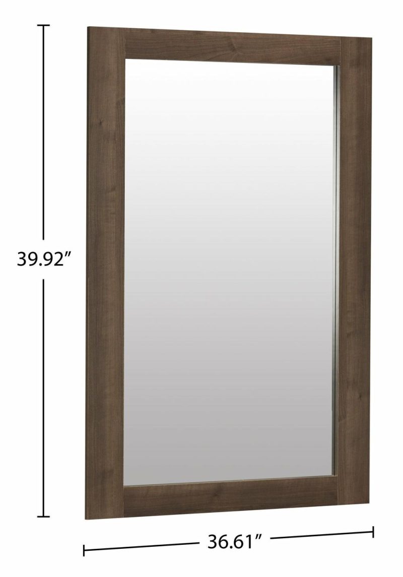 Aida Bedroom Dresser Mirror, Made In Canada – Brown Bedroom