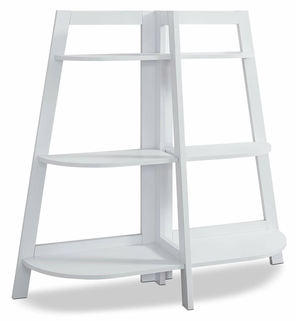 Aline 51″ Bookcase With 3 Open Shelves – White Bookcases