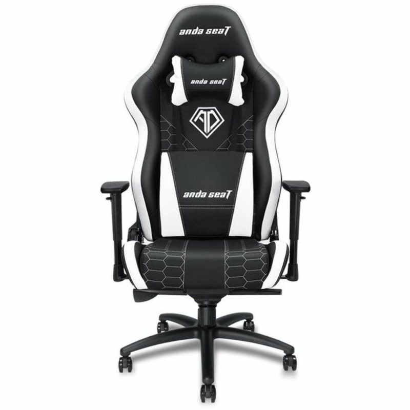 Anda Seat Spirit King Series Gaming Chair – Black/White Chairs