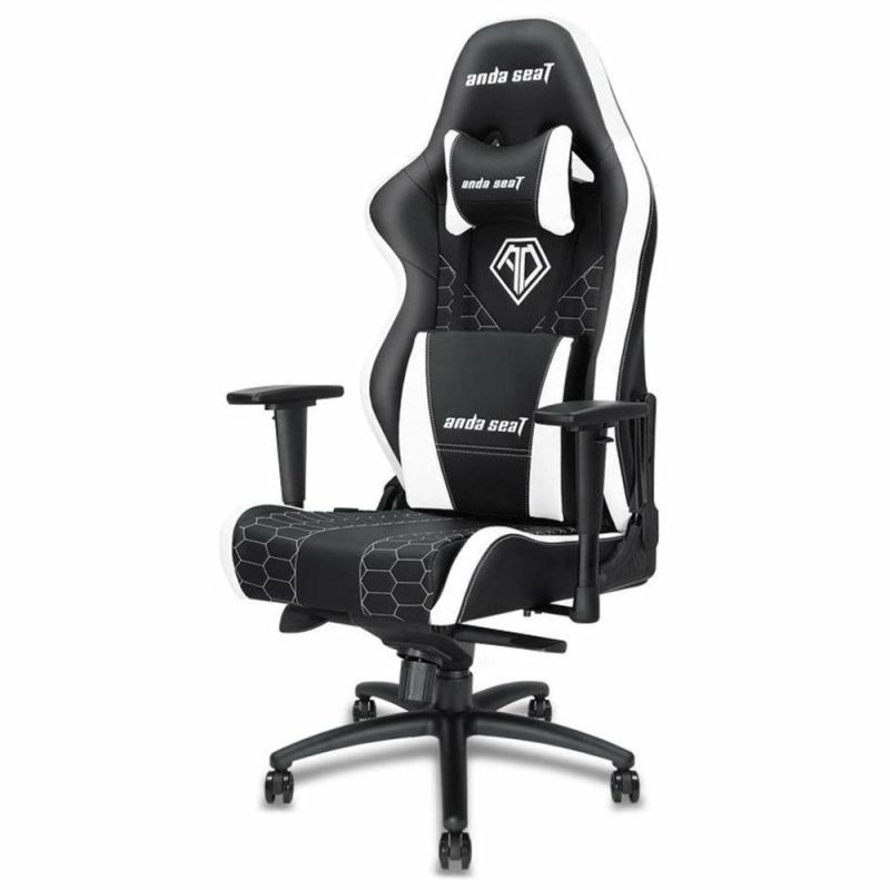 Anda Seat Spirit King Series Gaming Chair – Black/White Chairs