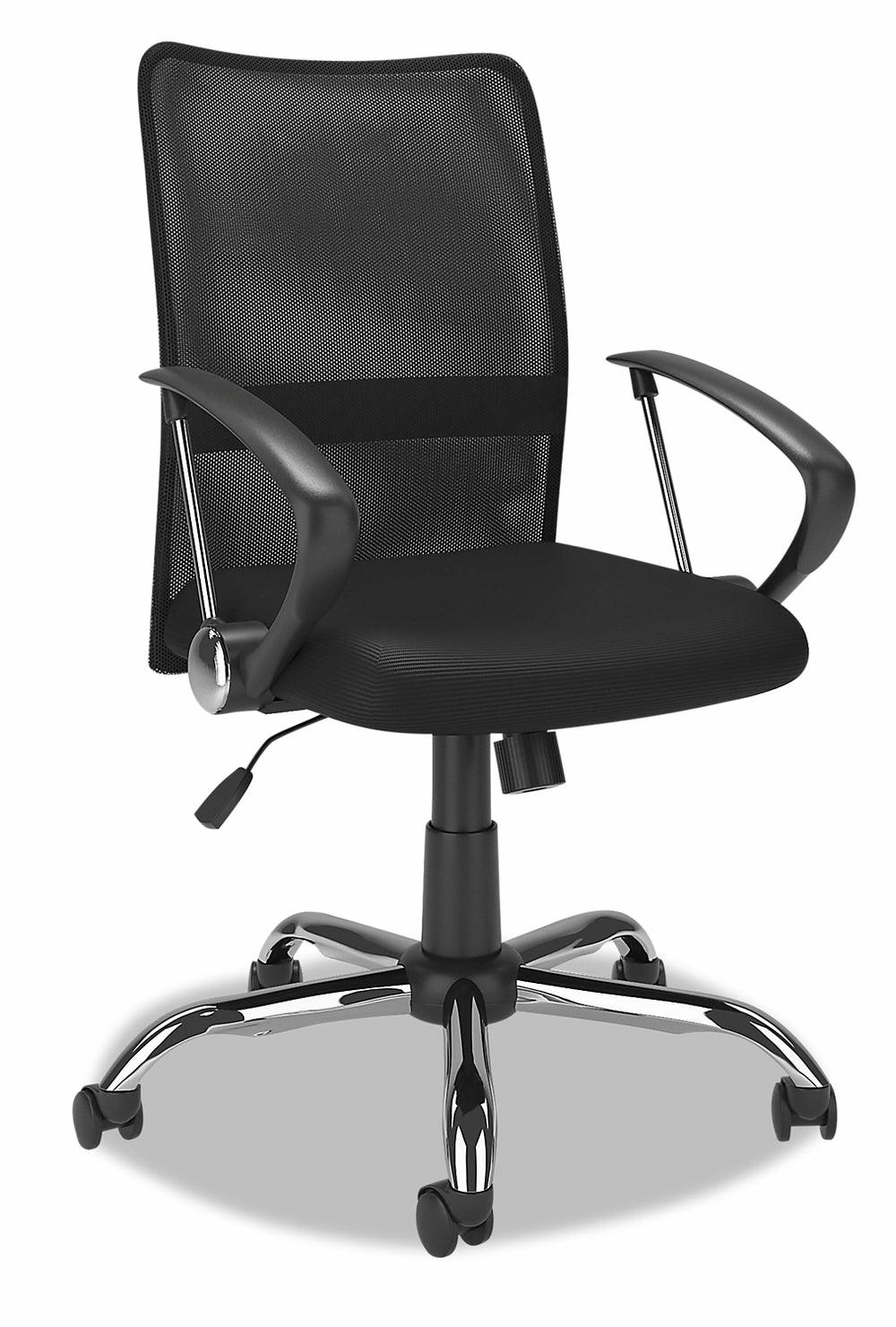 Andre 24″ Adjustable Mesh Office Chair – Black Chairs