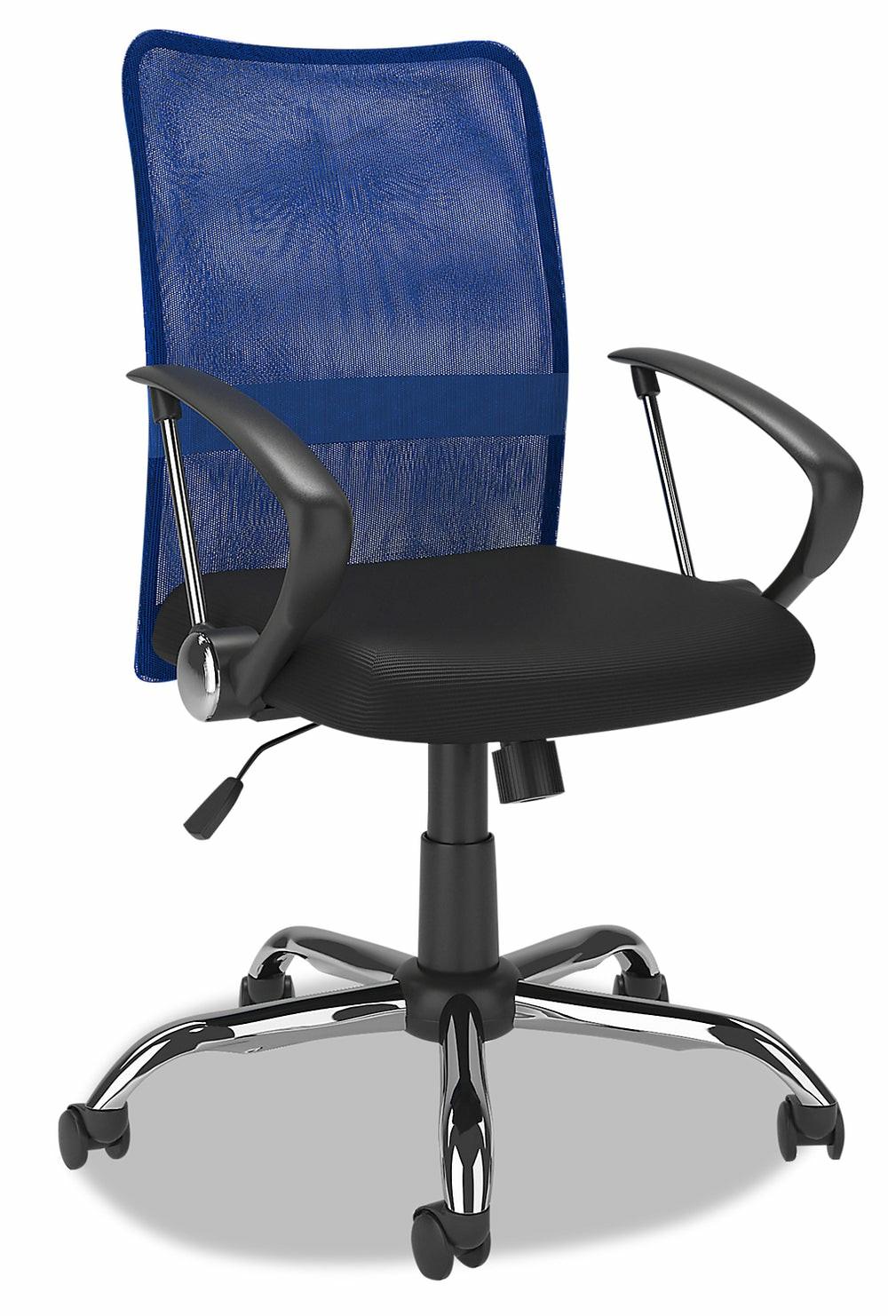 Andre 24″ Adjustable Mesh Office Chair – Blue Chairs