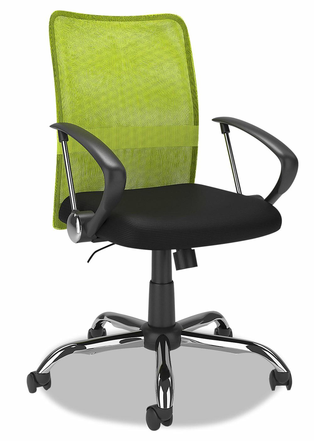 Andre 24″ Adjustable Mesh Office Chair – Green Chairs