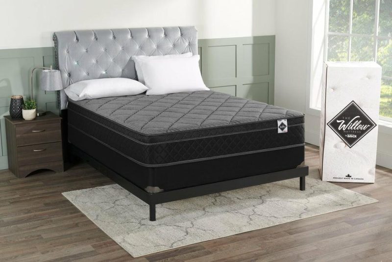 Aspen Eurotop Full Mattress-In-A-Box Bedroom