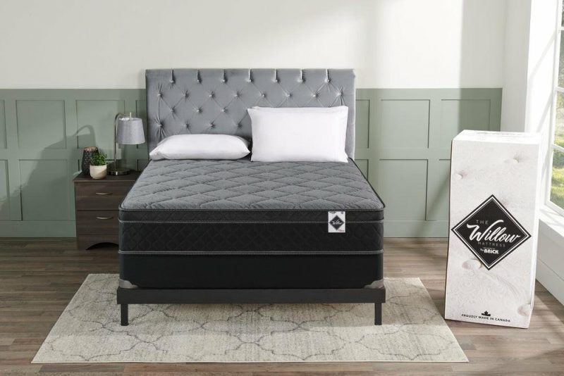 Aspen Eurotop Full Mattress-In-A-Box Bedroom