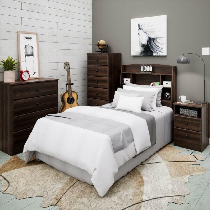 Astrid Twin Headboard – Espresso Bedroom