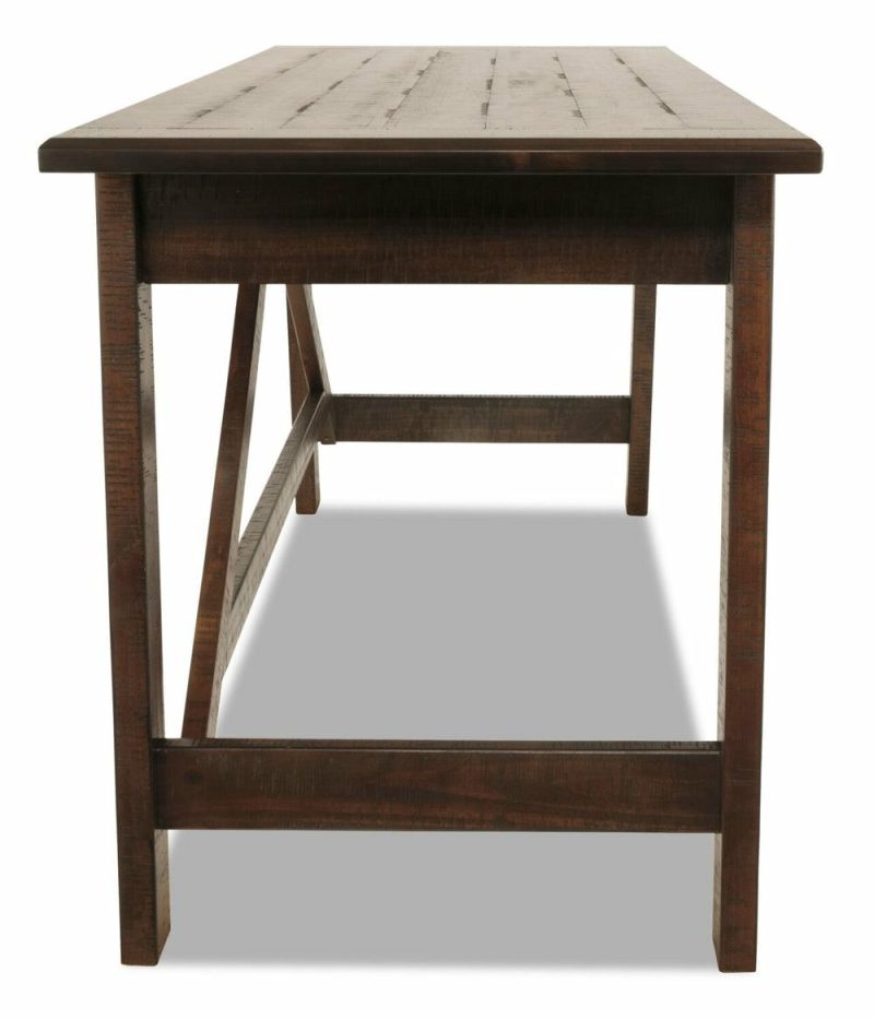 Baldridge 60″ Desk With 2-Drawers – Rustic Brown Desks