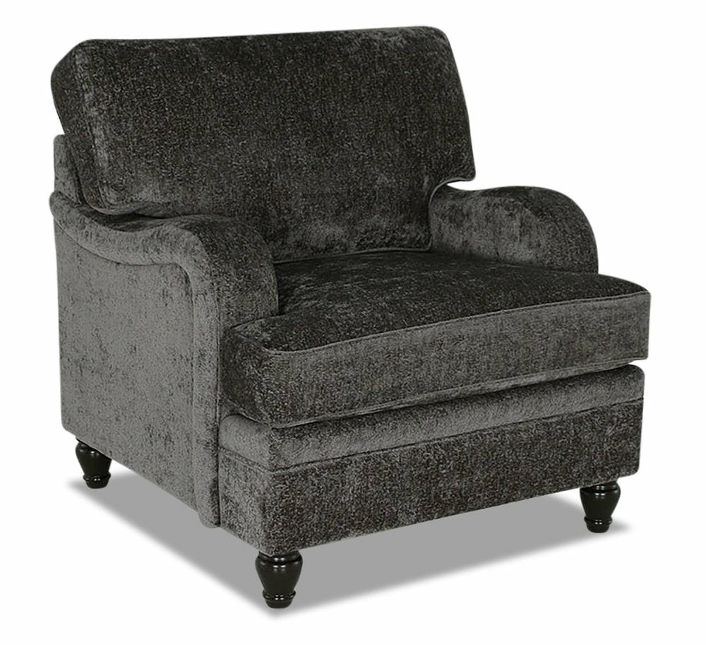 Bellmont Chenille Chair – Charcoal Furniture