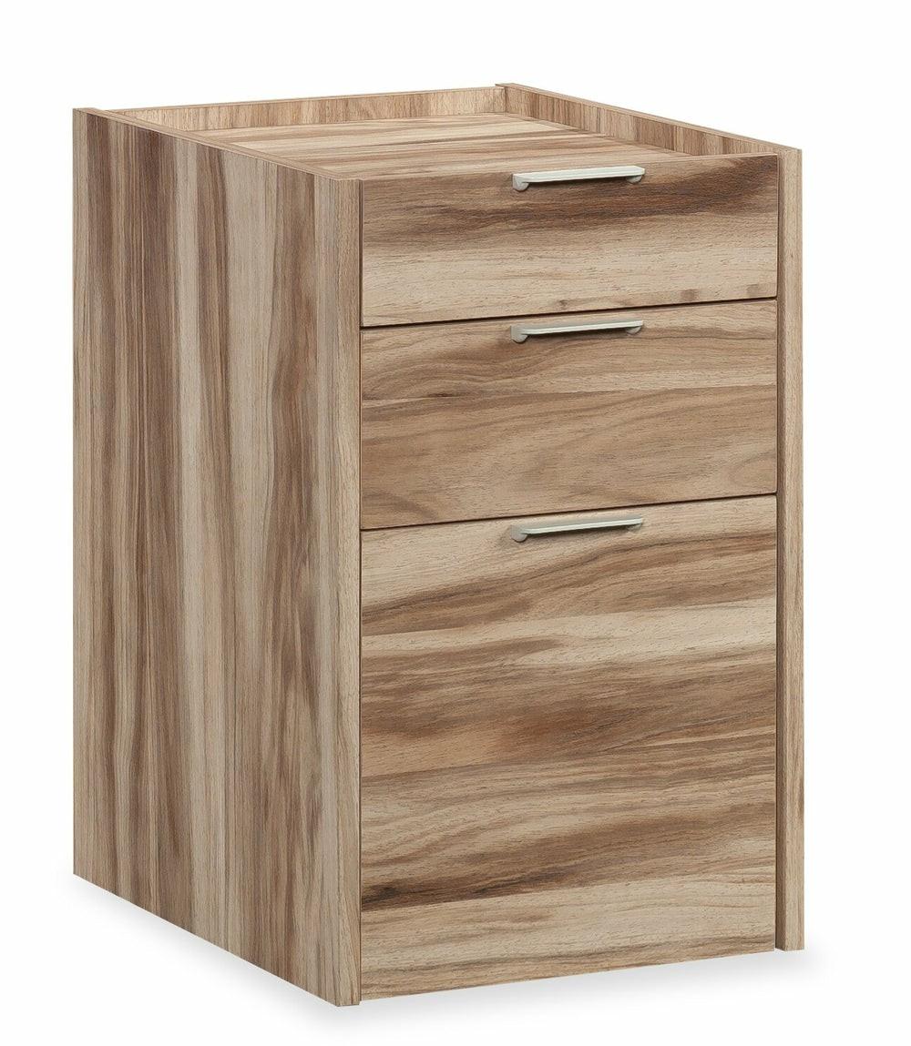 Bergen Circle 15.67″ Commercial Grade 3-Drawer Filing Cabinet – Natural Wood Cabinets