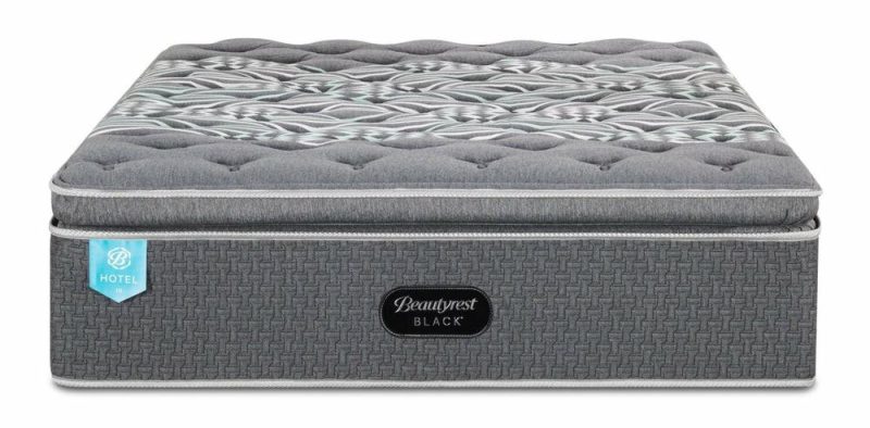 Black Hotel Iii Euro Pillowtop King Mattress Bedroom