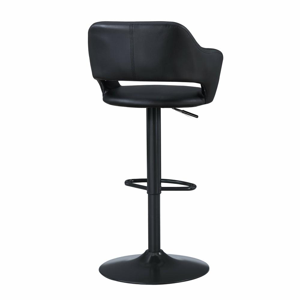 Black Metal Hydraulic Lift Bar Stool Bar Stools