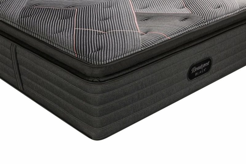 Black Signature Elegance Euro Pillowtop King Mattress Bedroom