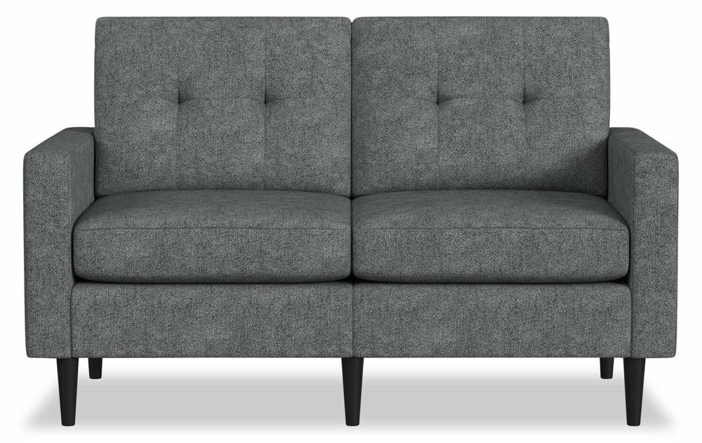 Blok Modular Tuxedo Arm Loveseat – Steel Furniture