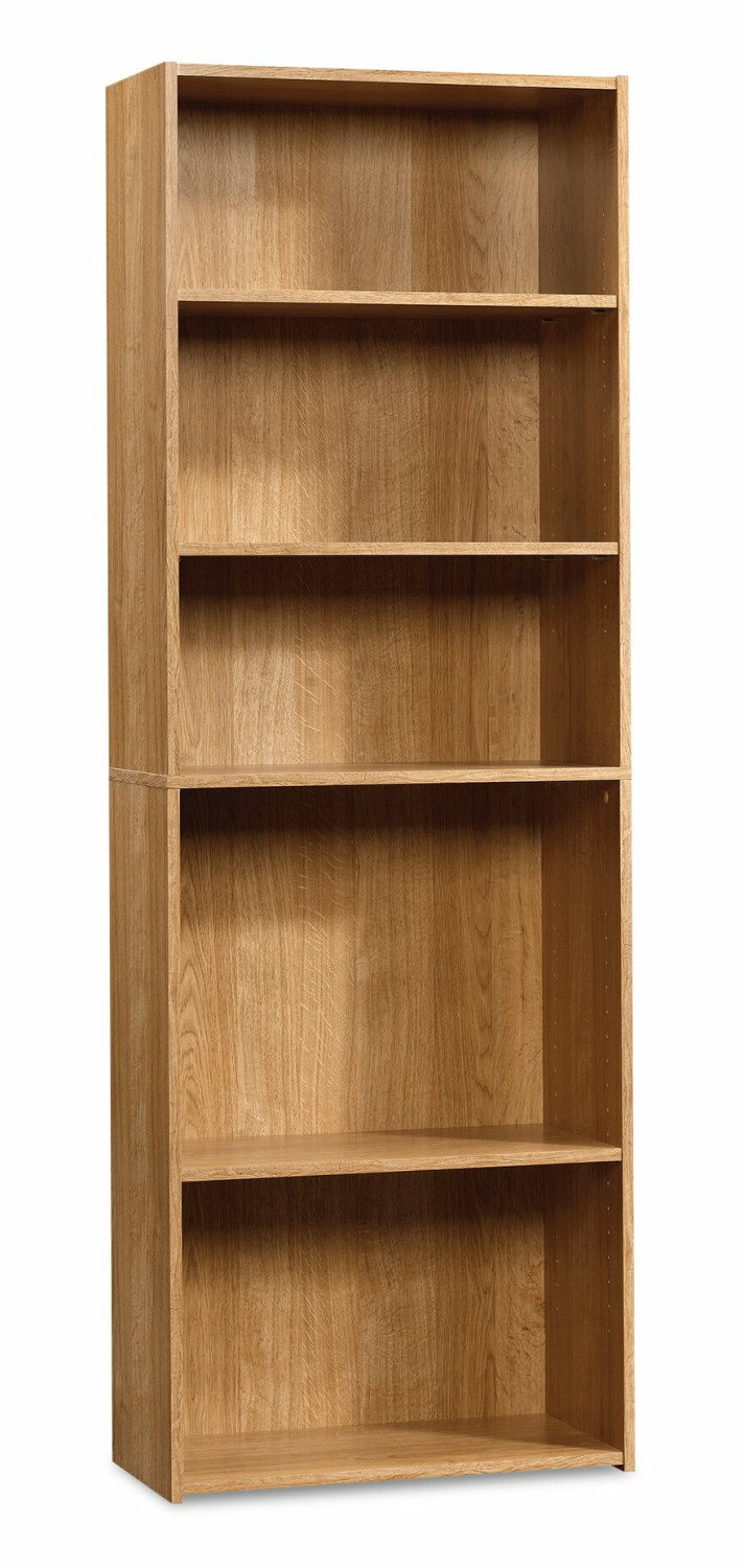 Boston 24.75″ 5-Shelf Bookcase – Highl& Oak Bookcases