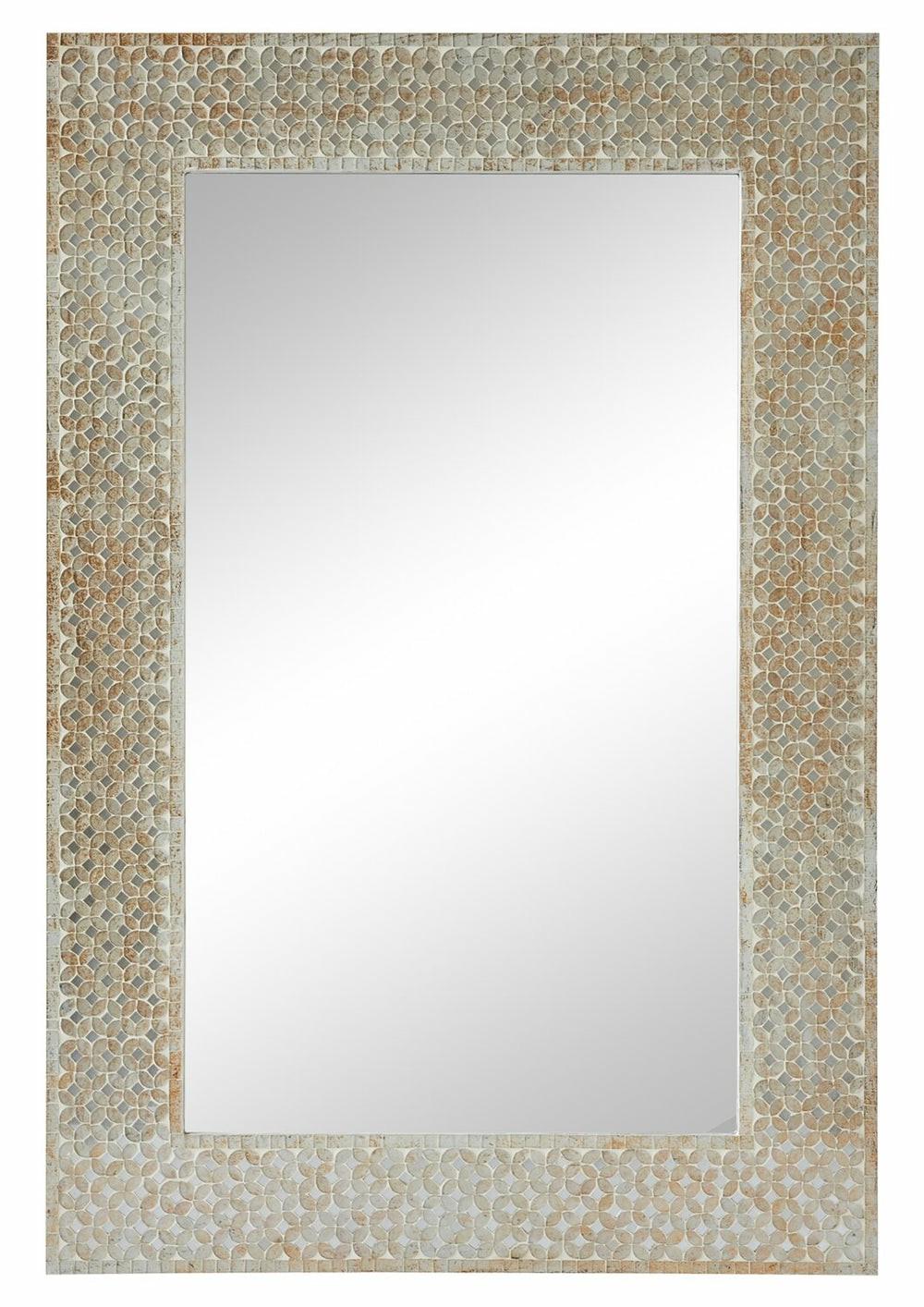 Brown Mosaic Mirror – 24″ X 36″ Bedroom