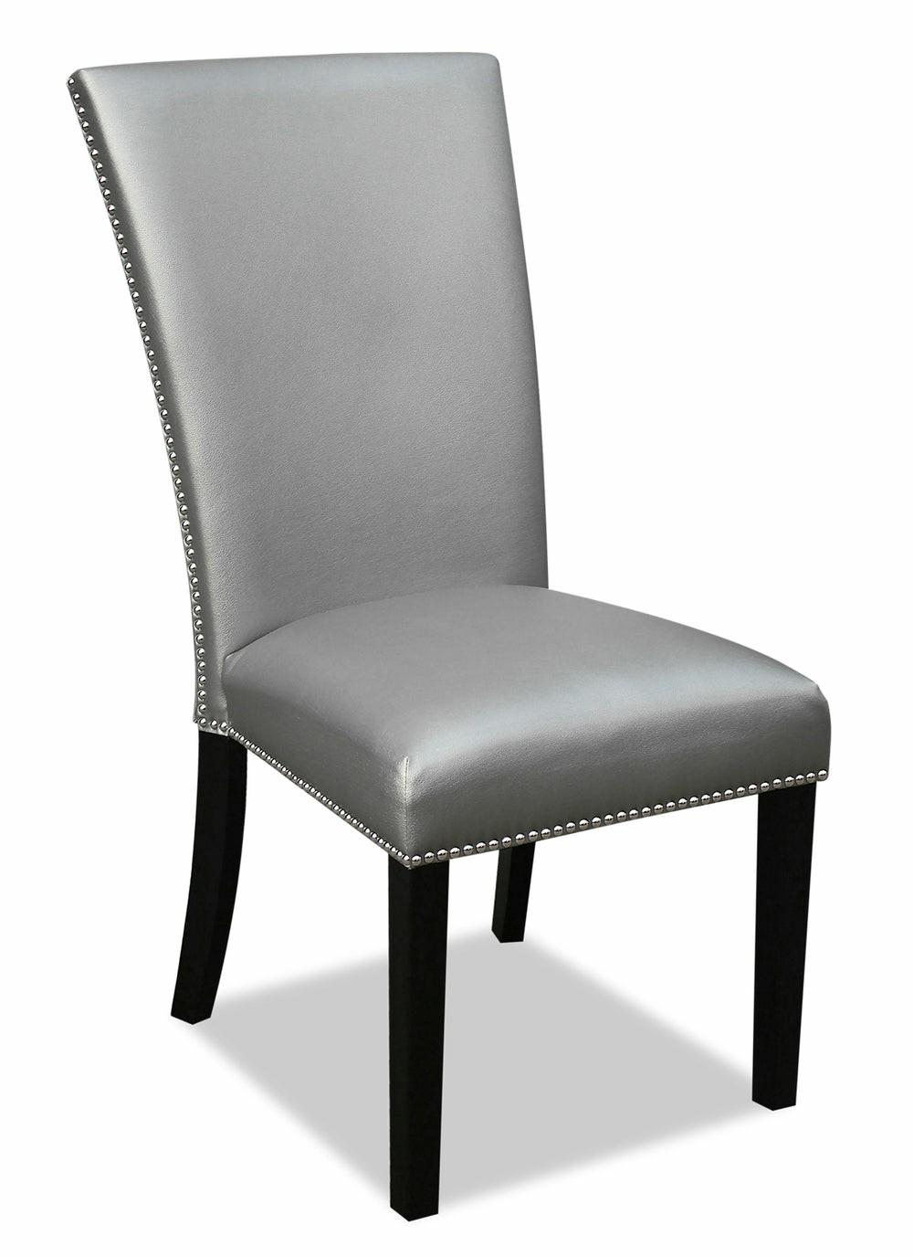 Cami Dining Chair With Velvet Fabric – Grey Dining Chairs