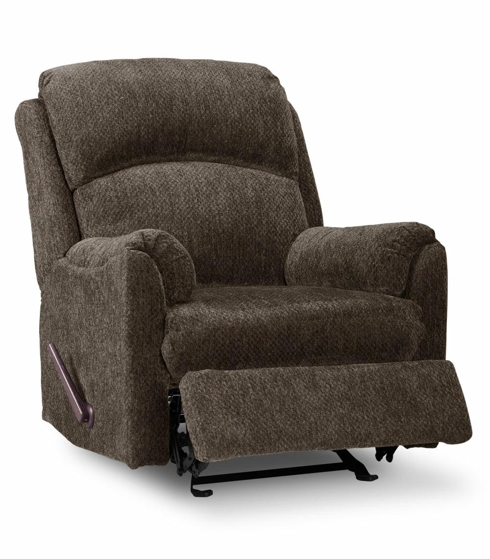 Canadian Made Baron 32″ Brown Chenille Fabric Glider Reclining Chair Furniture