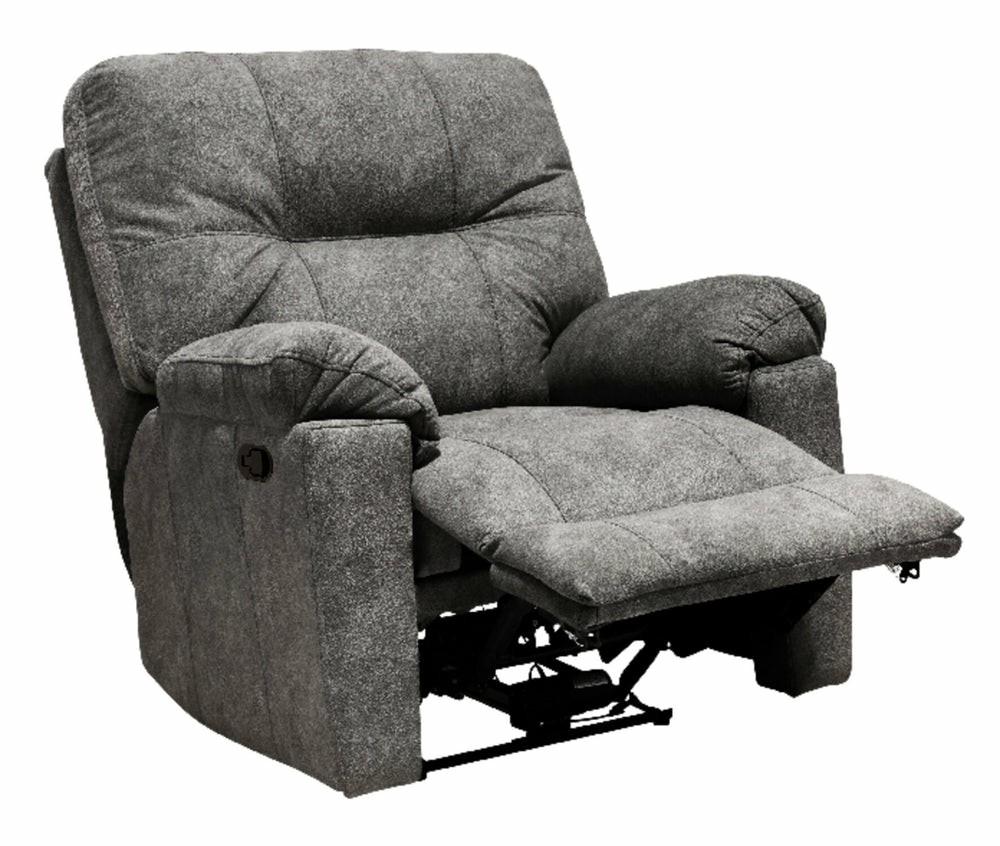 Canadian Made Gybson 38″ Grey Fabric Glider Reclining Chair Furniture