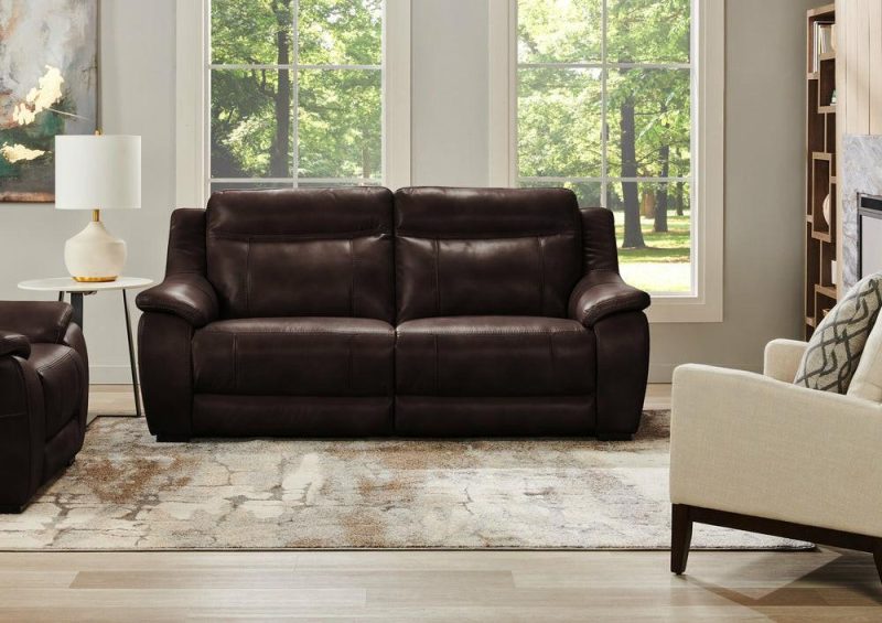 Canadian Made Novo 80″ Brown Leather-Look Sofa Sofa Furniture