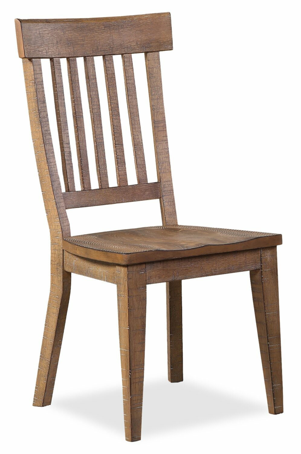 Cedar Dining Chair, Pine Wood, Slat Back – Grey Dining Chairs