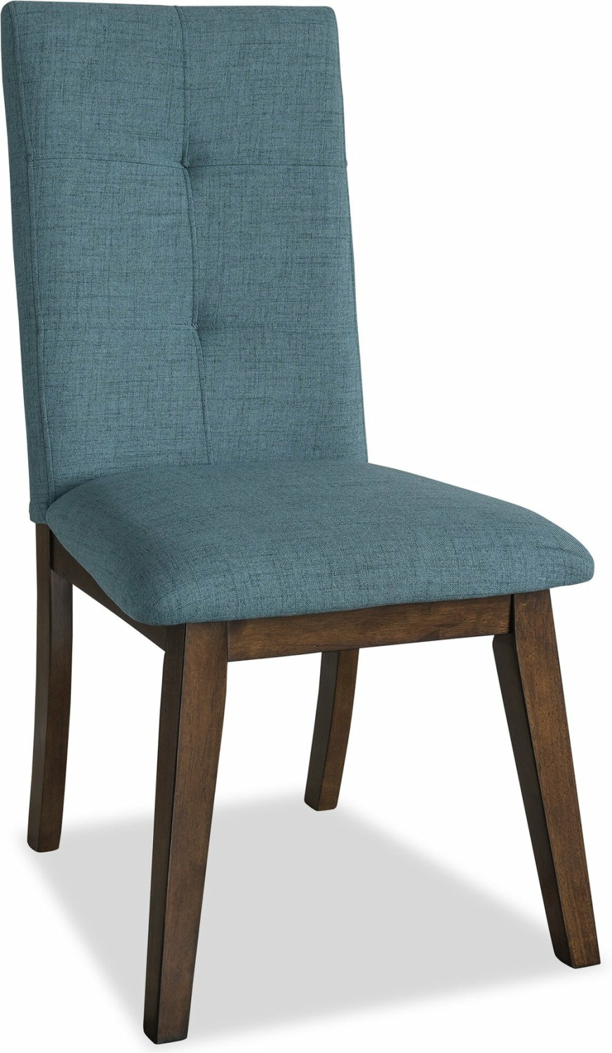 Chelsea Dining Chair With Linen-Look Fabric – Aqua Blue Dining Chairs