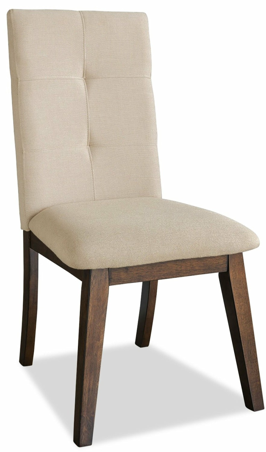 Chelsea Dining Chair With Linen-Look Fabric – Taupe Dining Chairs