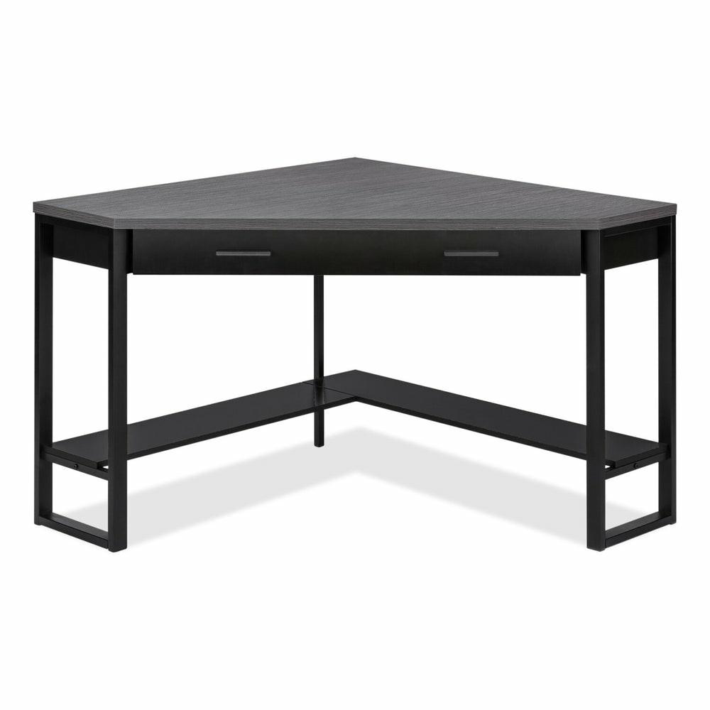 Christiana 42″ Corner Desk With Drawer – Black/Grey Desks