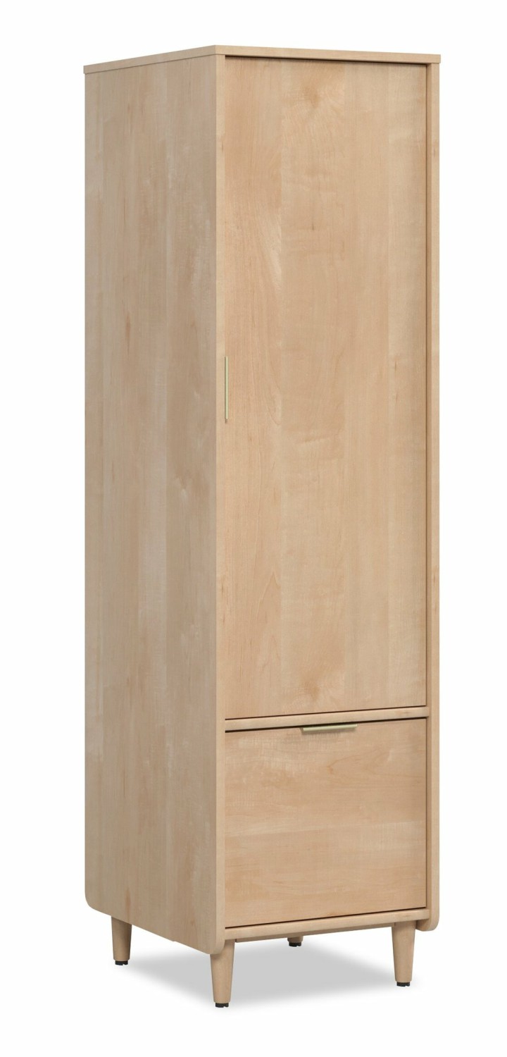 Clifford Place 15.51″ Commercial Grade Storage Cabinet – Natural Maple Bookcases