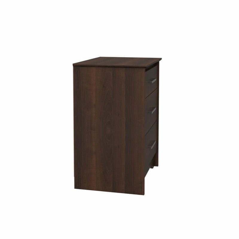 Coal Harbor 3-Drawer Tall Nightstand – Espresso Bedroom