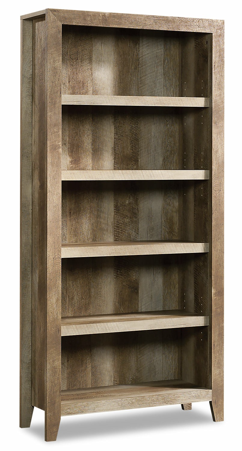 Dakota Pass 33.78″ 5-Shelf Bookcase – Craftsman Oak Bookcases