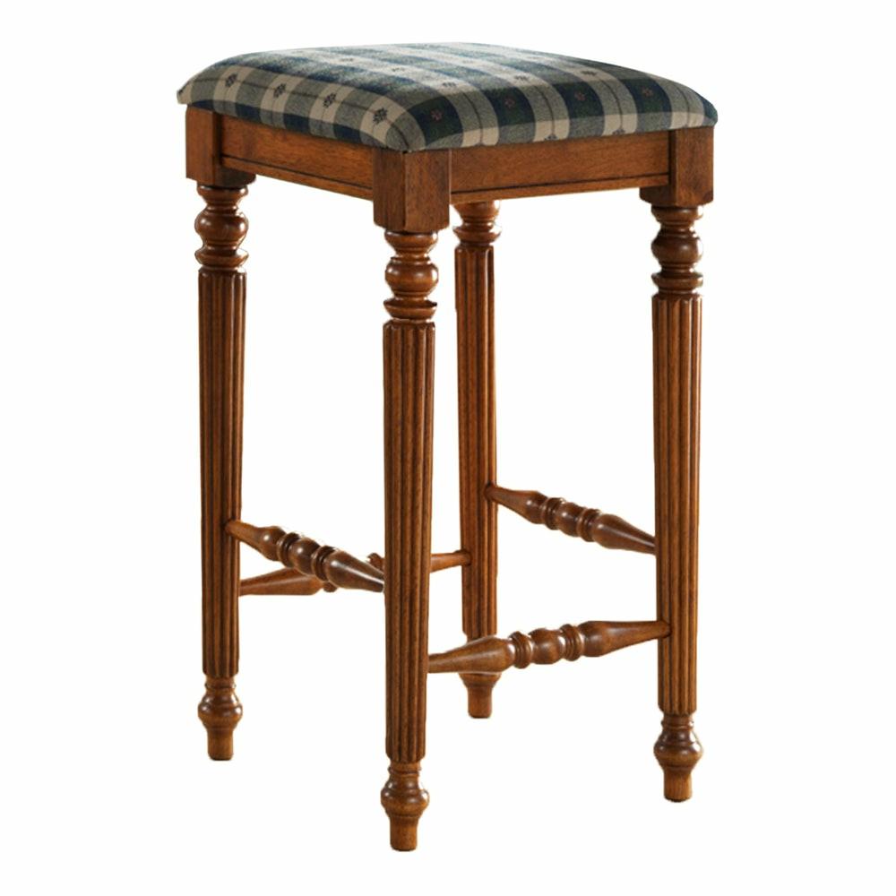 Dark Oak Solid Wood Bar Stool – Set Of 2 Bar Stools