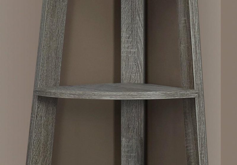 Dark Taupe Bookcase Bookcases