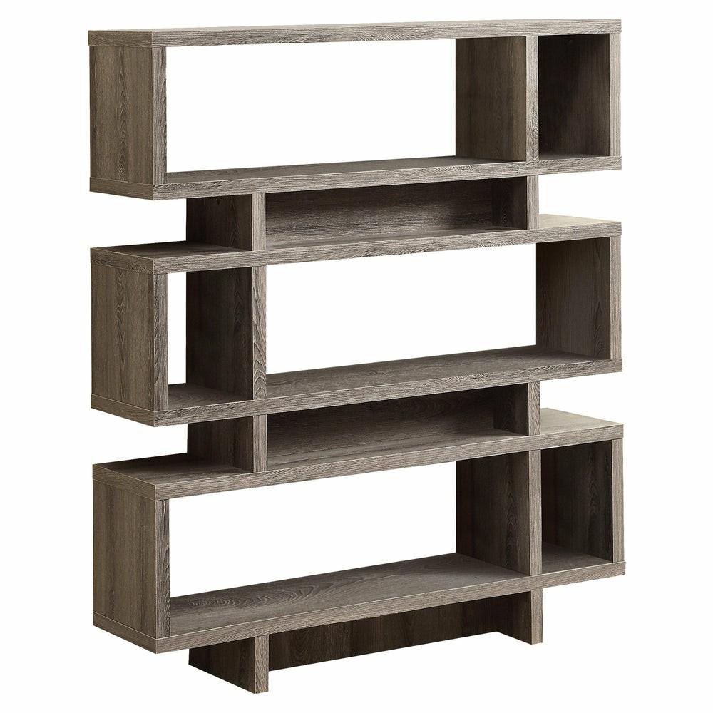 Dark Taupe Modern Style Bookcase Bookcases