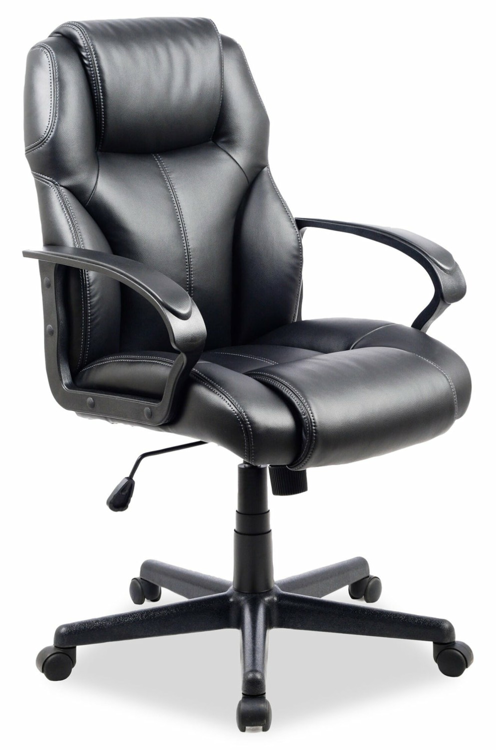 Delson 24.5″ Foam-Padded Executive Office Chair – Black Chairs