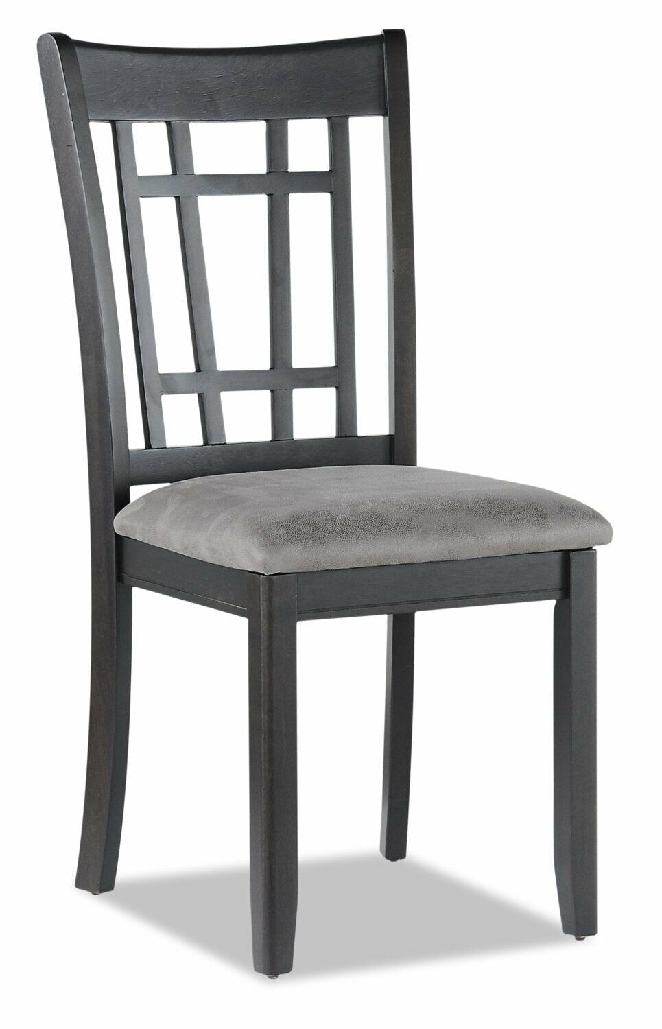 Dena Dining Chair With Vegan-Leather Fabric – Grey Dining Chairs