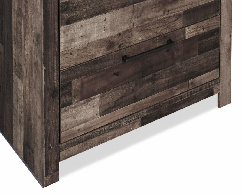 Derekson  Bedroom Chest Of Drawers, 5-Drawer, 31.7″W X 53.9″H – Grey Bedroom