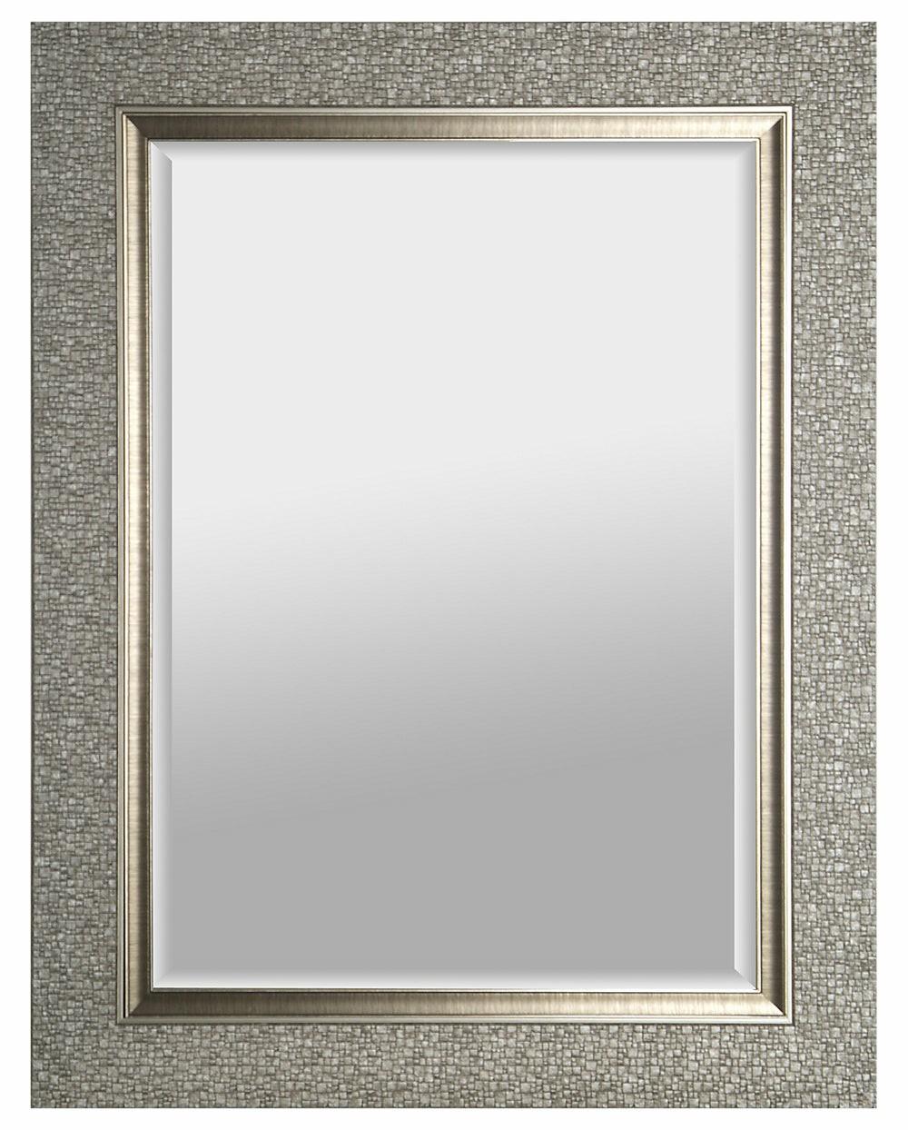 Designer Silver Beveled Mirror – 27″ X 35″ Bedroom