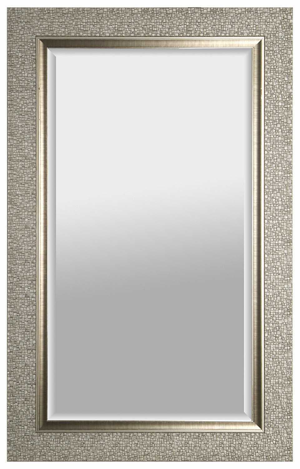 Designer Silver Beveled Mirror – 27″ X 43″ Bedroom