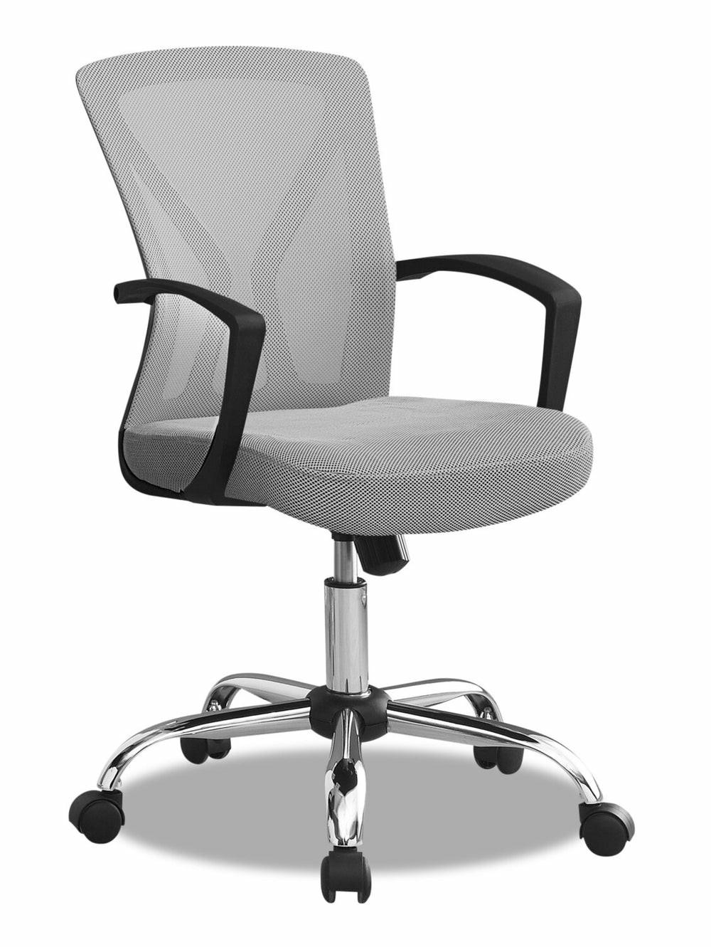 Dominic 23.5″ Office Chair With Mesh Back- Grey Chairs