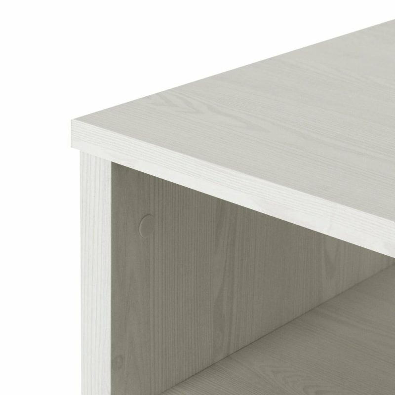 Dove Bedside 1-Drawer Nightstand, 23.8″W X 22.5″H, Made In Canada – White Bedroom