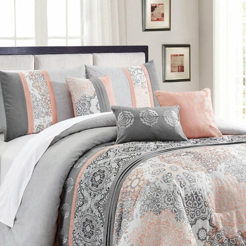 Dublin 7-Piece Queen Comforter Set Bedding