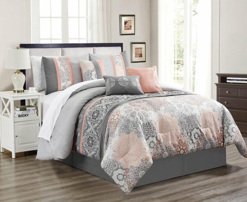 Dublin 7-Piece Queen Comforter Set Bedding