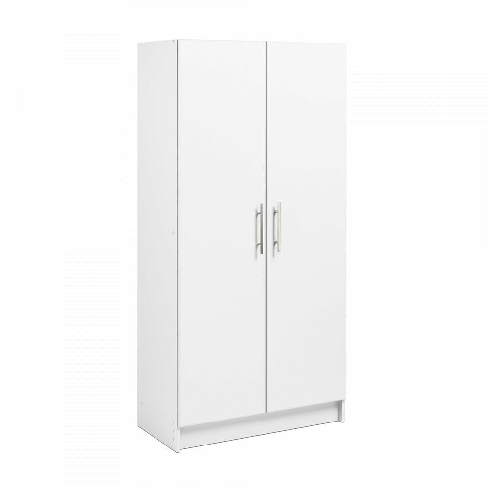 Elite 32″ Storage Cabinet – White Bookcases